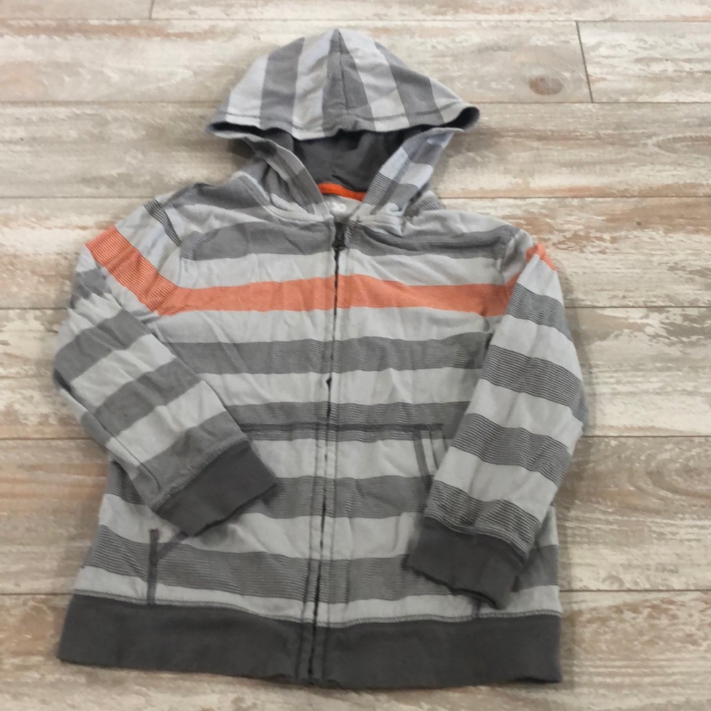 Striped hoodie size xs 4/5